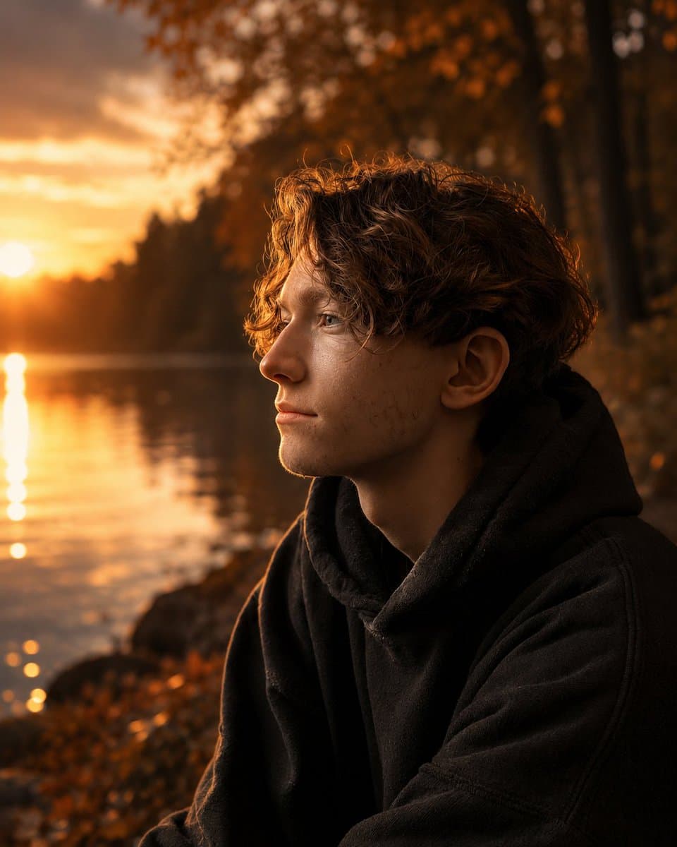 Lakeside Editorial Portrait Transformation