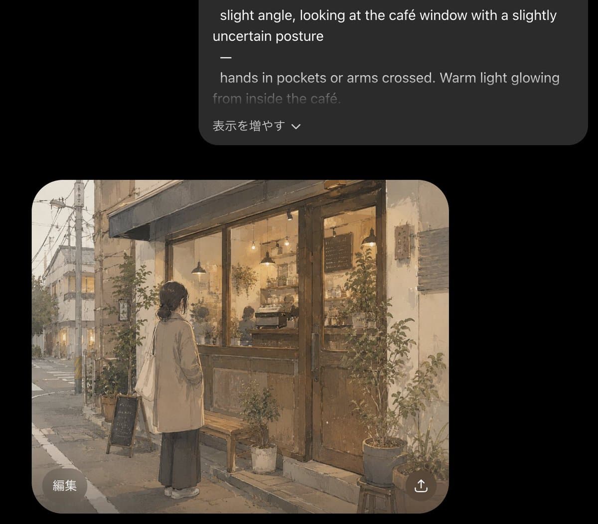 Cozy Café Chat Screenshot