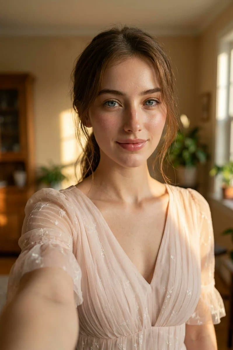 Golden Hour DSLR Selfie Portrait