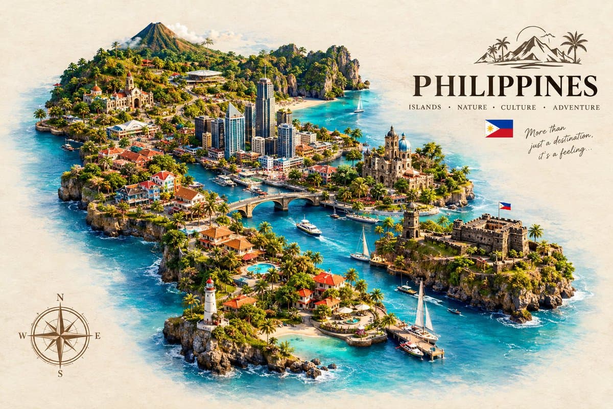 Pakistan and Philippines luxury diorama