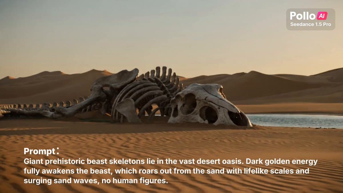 Giant Prehistoric Beast Wakes Up in the Desert