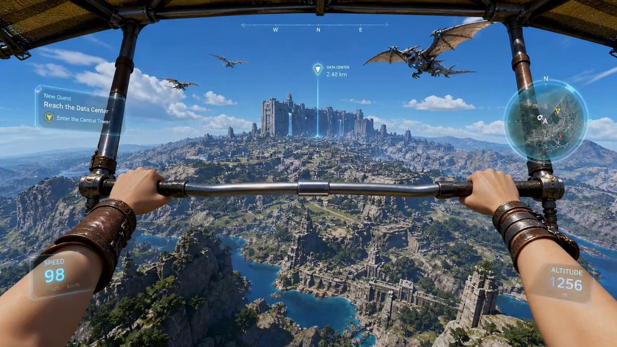 First-Person Wingsuit VR Pilot