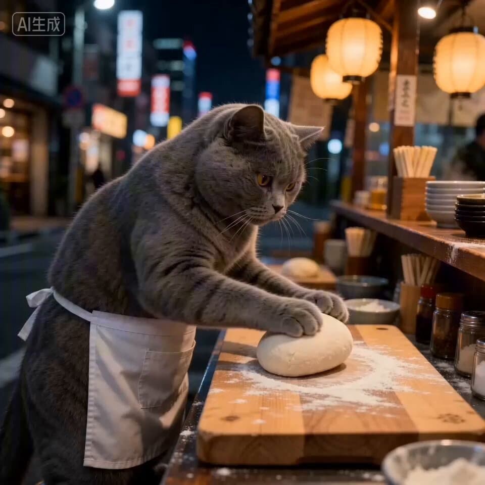 Cat Ramen Chef ASMR Video Prompt for Seedance 2.0