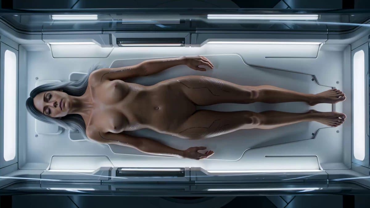 Cryo-Lab Diagnostic Scene