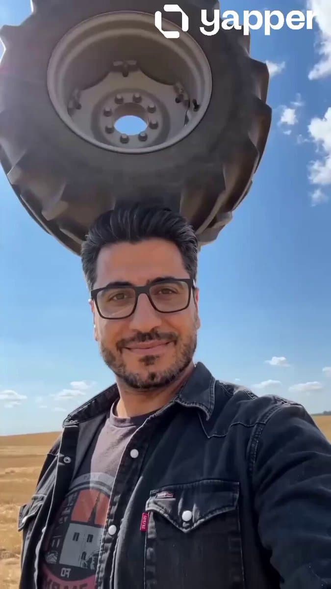 Cinematic Tractor Tire Prank Video