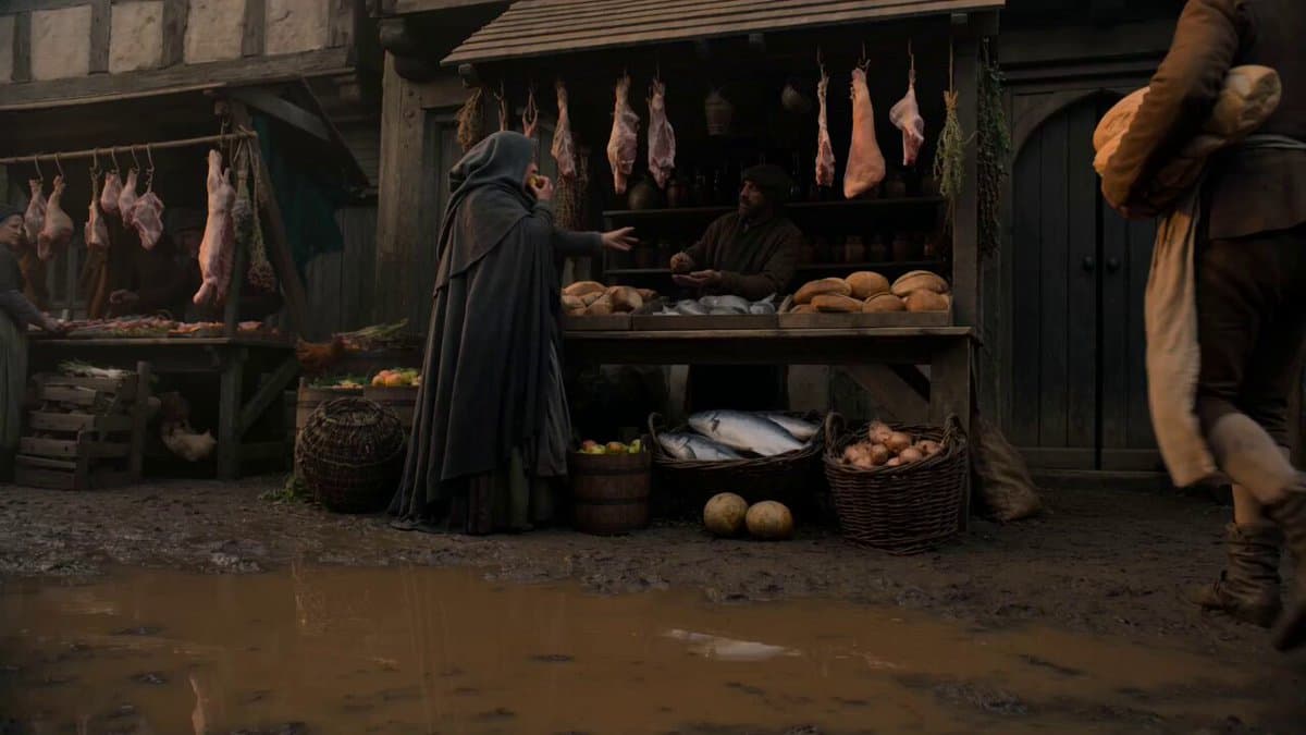 Elizabethan London Market Continuous Shot Prompt