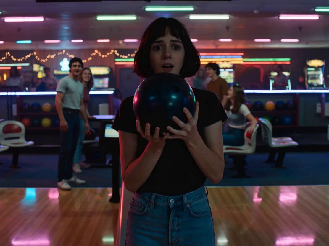 Neon Bowling Alley Horror Sequence