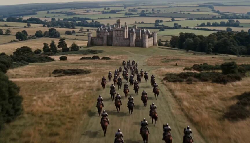 Walking Castle Medieval Siege Prompt