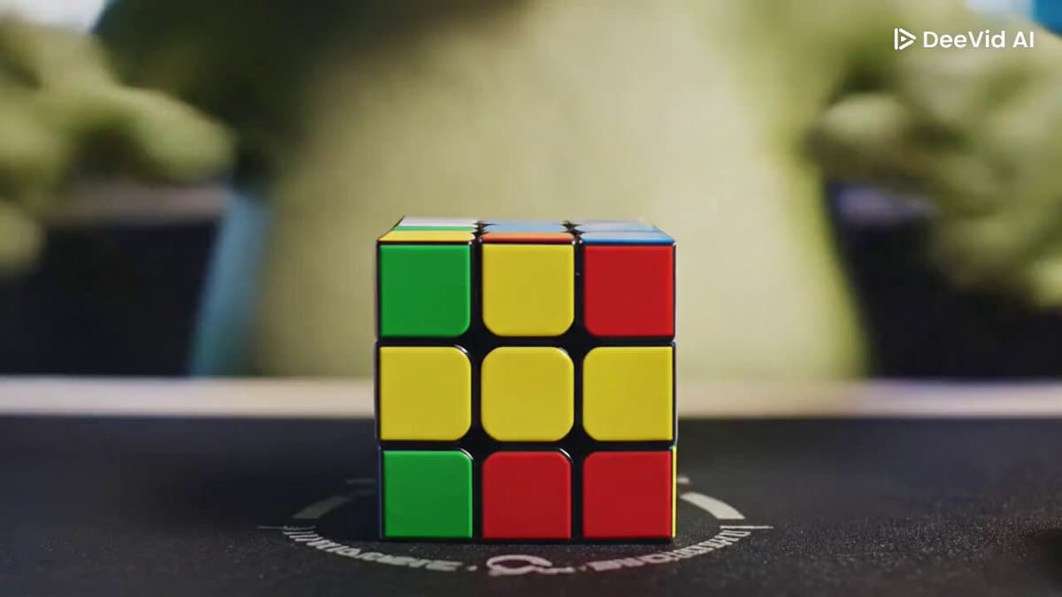 Pepe the Frog Speedcubing Animation Prompt
