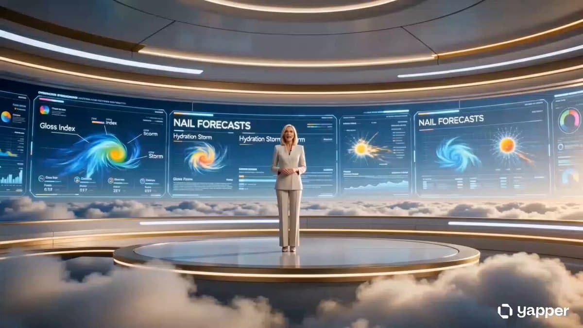Futuristic Nail Forecast Beauty Commercial