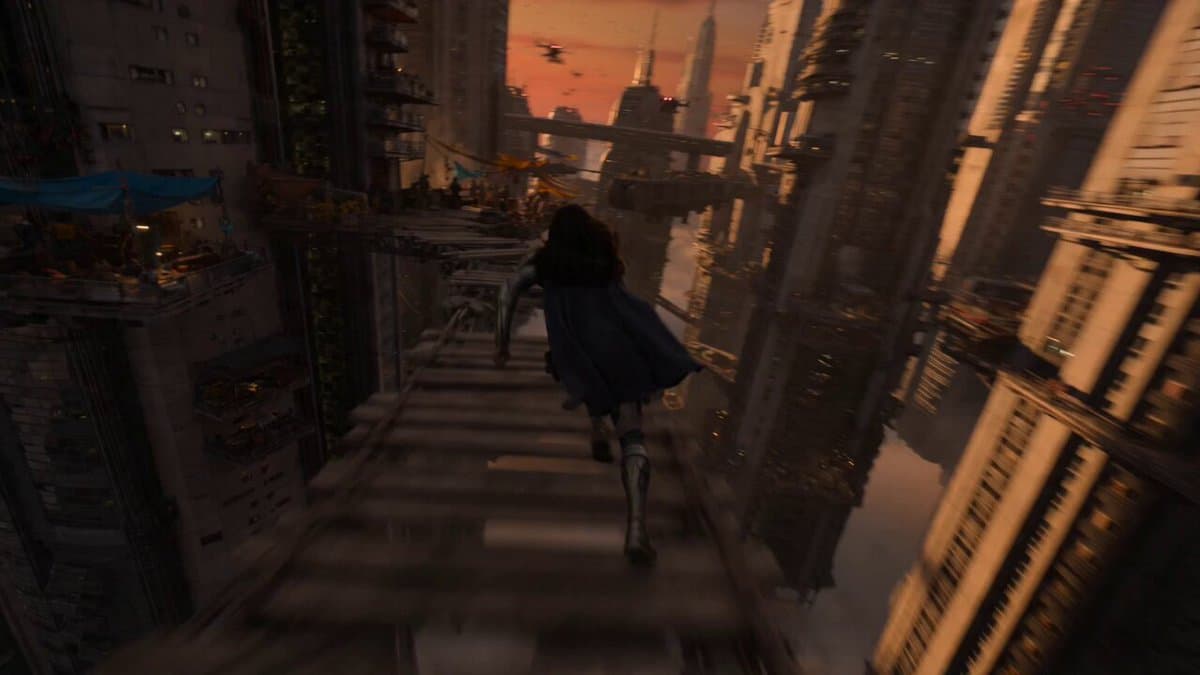 Cyberpunk Sky Runner Chase