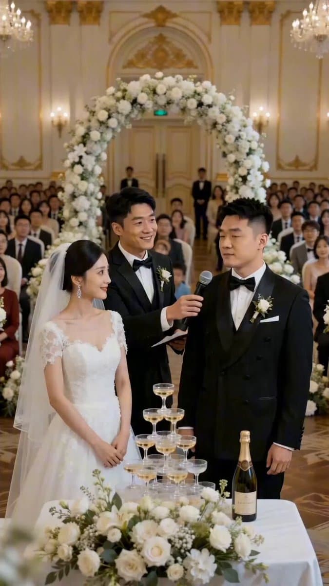 Video Prompt: Hyper-realistic Black Comedy Wedding