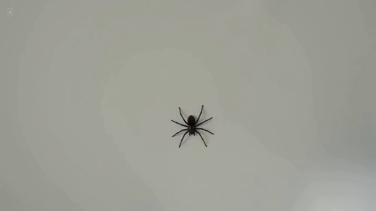 Man's Over-the-Top Reaction to a Spider