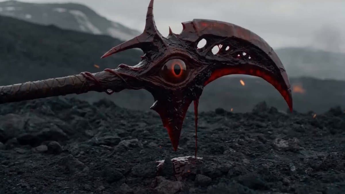Cursed Scythe Demon Transformation