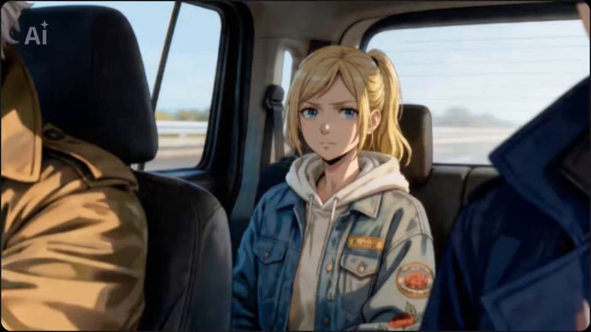 Dialogue Scene in a Van