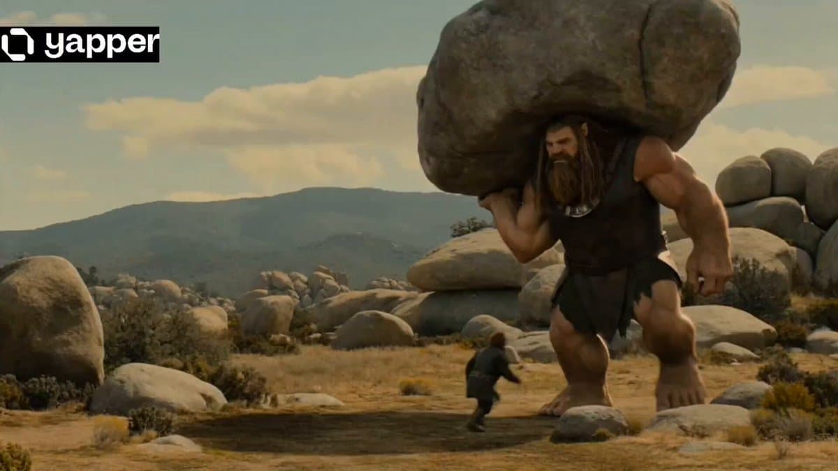Epic Fantasy Giant Encounter
