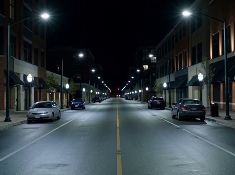 Dark Deserted Street Horror