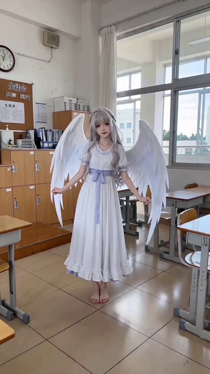 Anime Character School Classroom Dance
