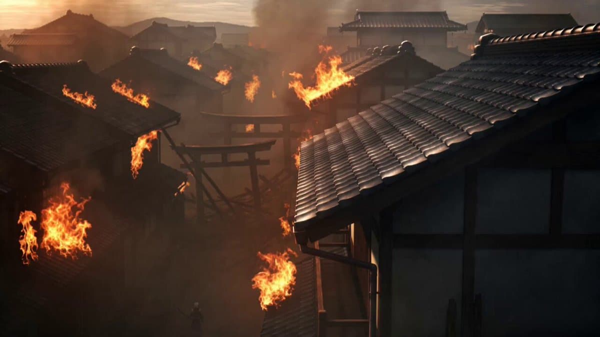 Demon Slayer Anime Battle Scene