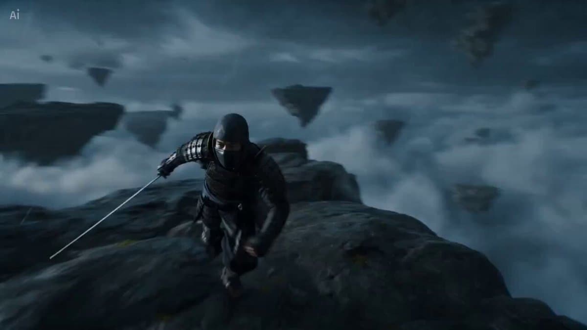 Surreal Battlefield Ronin Fight Prompt