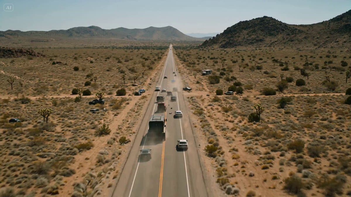 Armored Truck Desert Chase