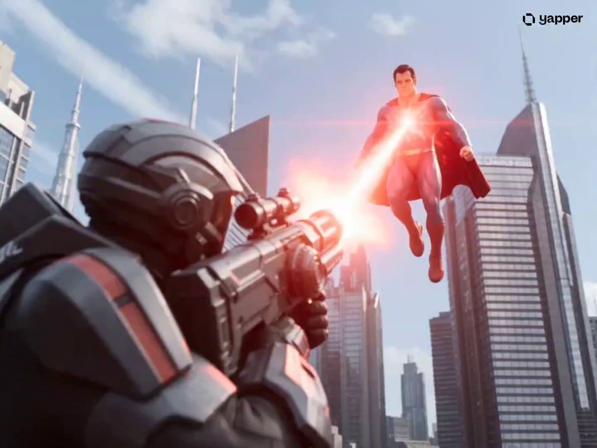 Superman Cinematic Action Sequence
