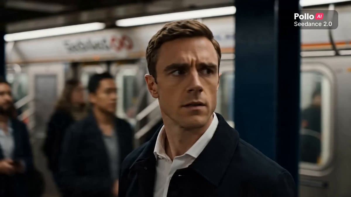Cinematic Male Commercial - Subway Scene