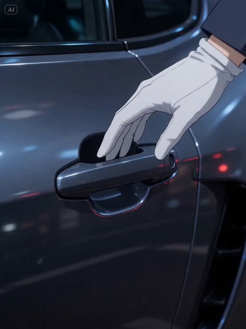Cinematic Car Entry and Drive Sequence