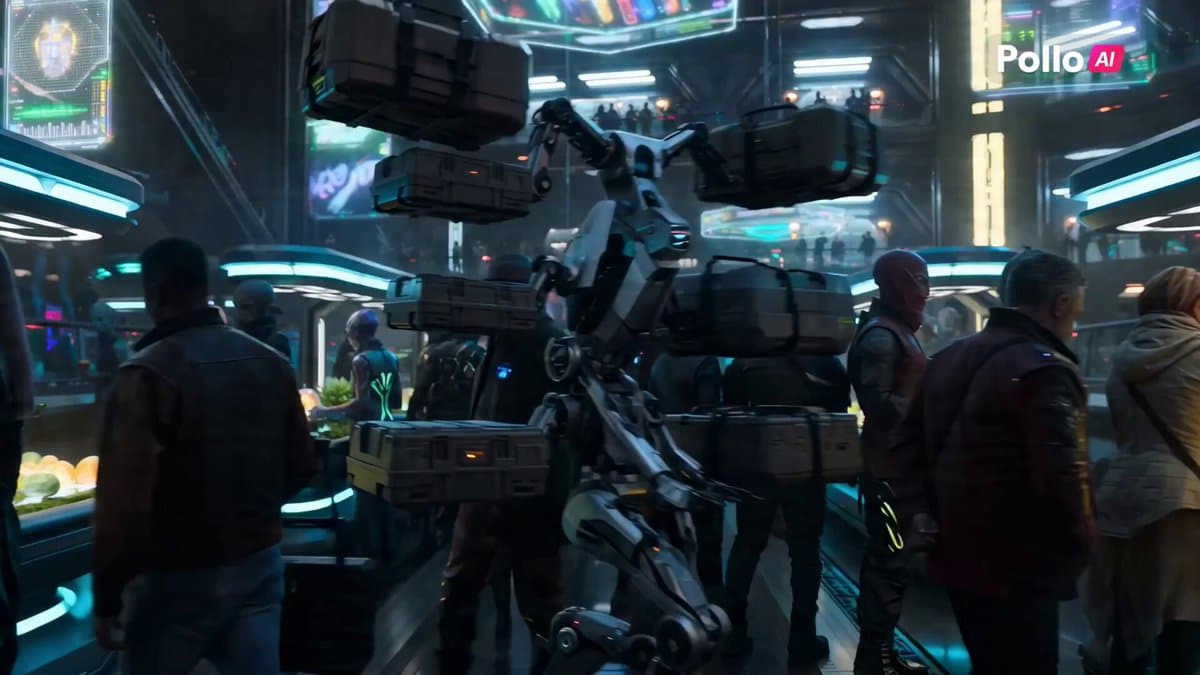 Futuristic Alien Marketplace Prompt
