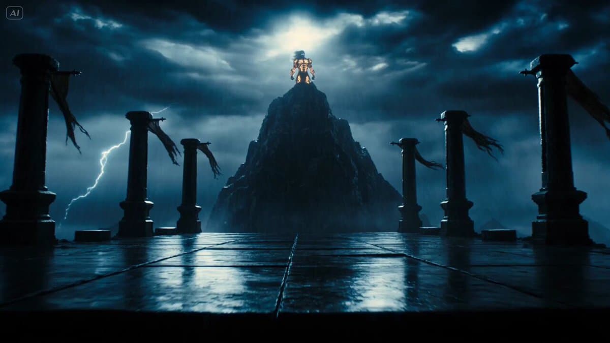 Mythological Lightning God Transformation