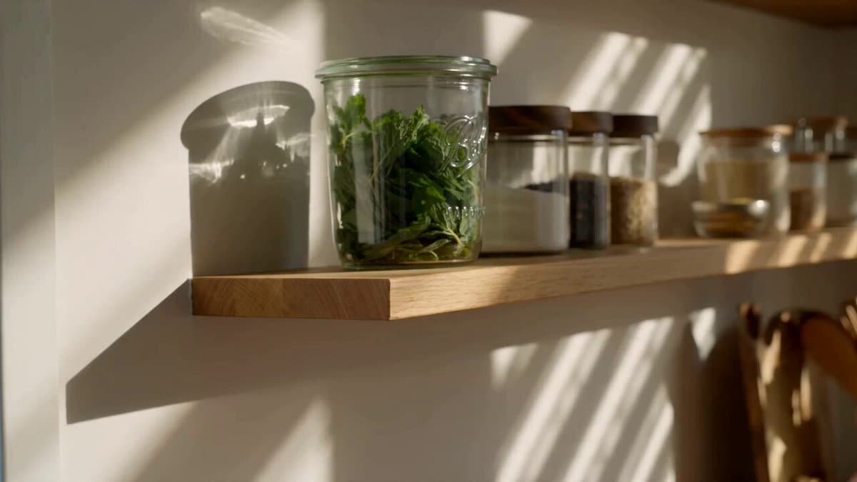 Cinematic kitchen close-up video
