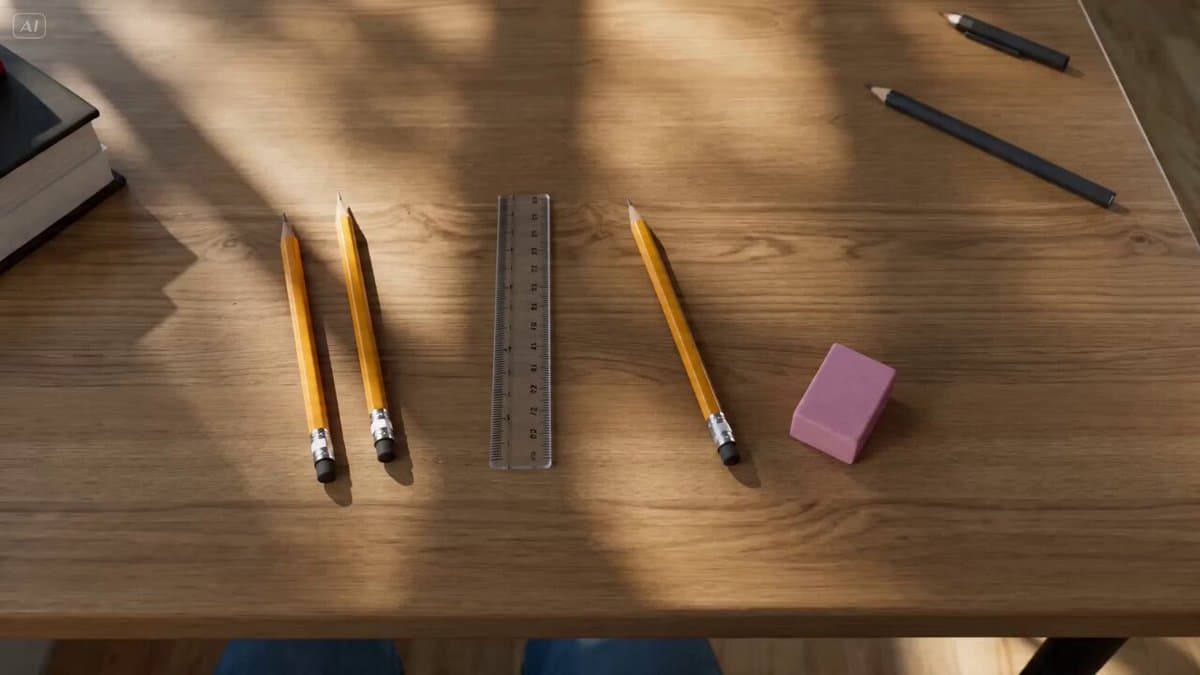 School Supplies Transformation into Robot
