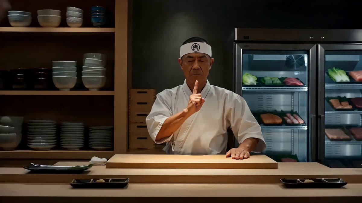 Samurai Sushi Chef Comedy Hook Prompt