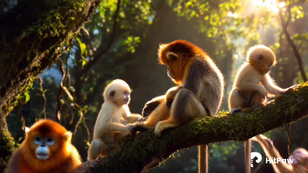 Monkey Family Sparrow Rescue Story