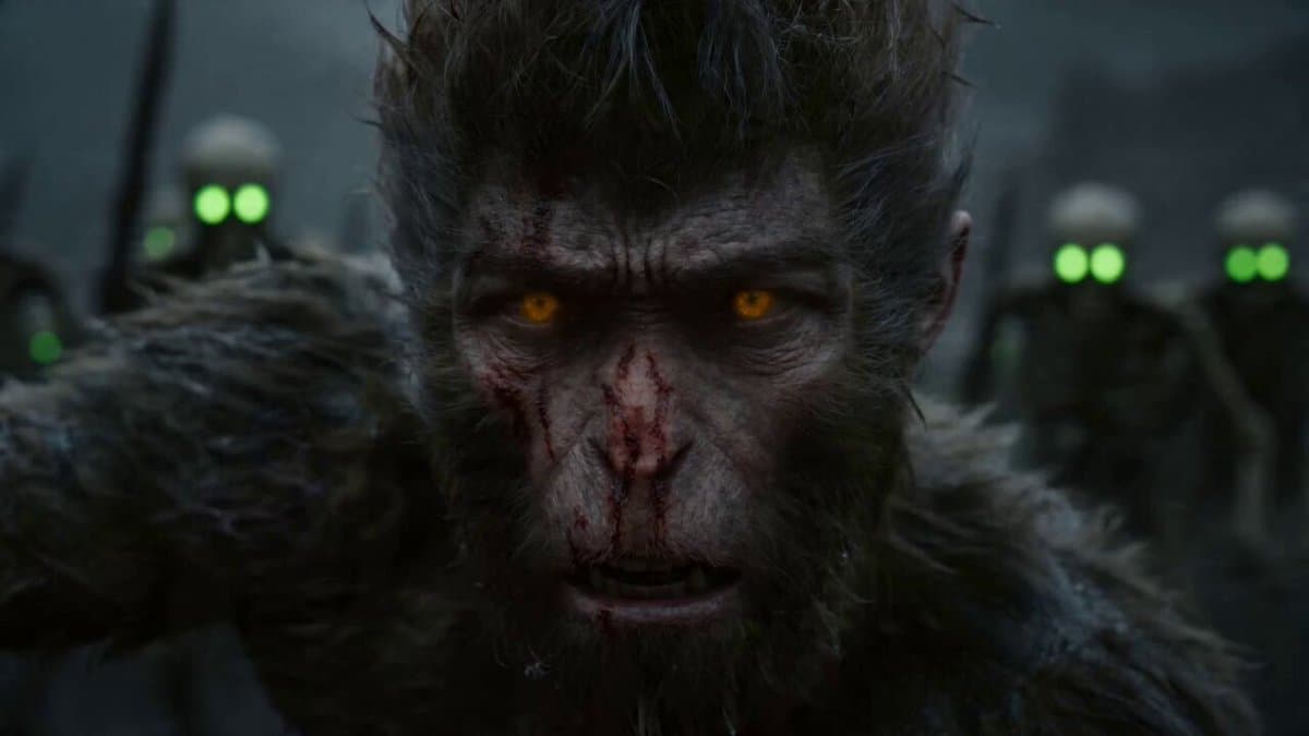 Epic Multi-Shot Sequence of Sun Wukong on a Mythological Battlefield