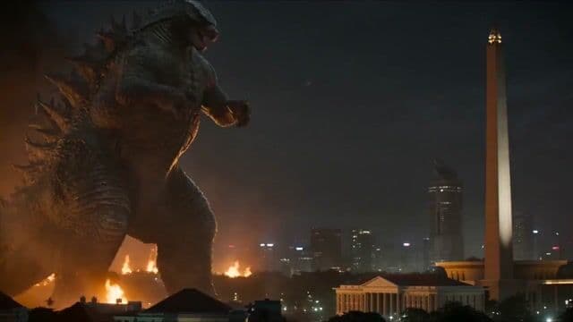 Godzilla Attacking Jakarta Prompt