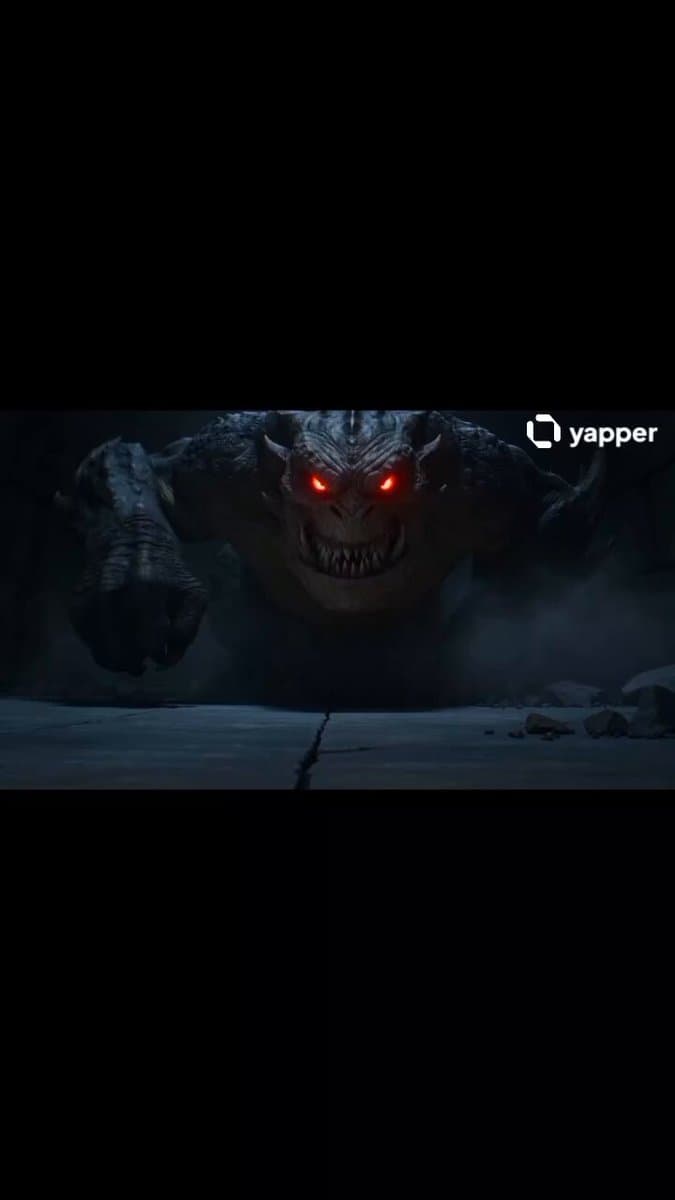 Boy vs Monster Action Scene