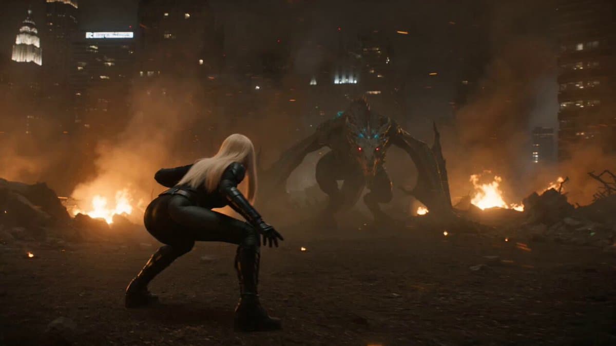 Cinematic Hero vs Dragon Combat