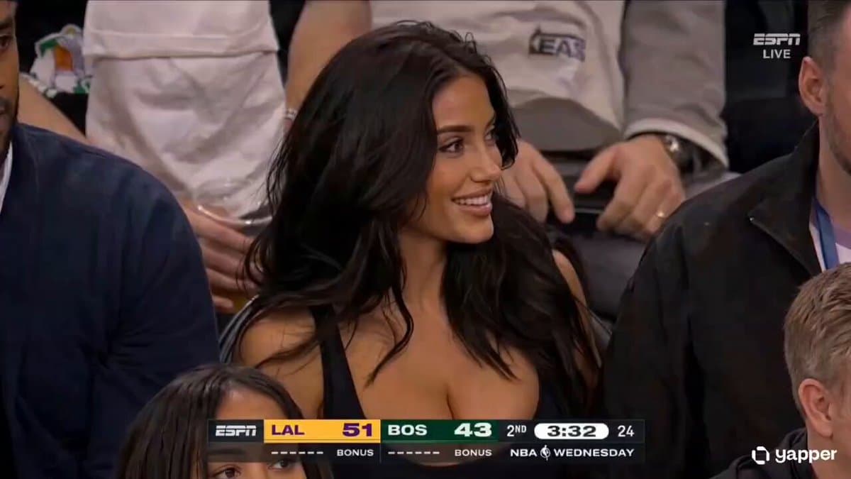 NBA Courtside Broadcast Moment
