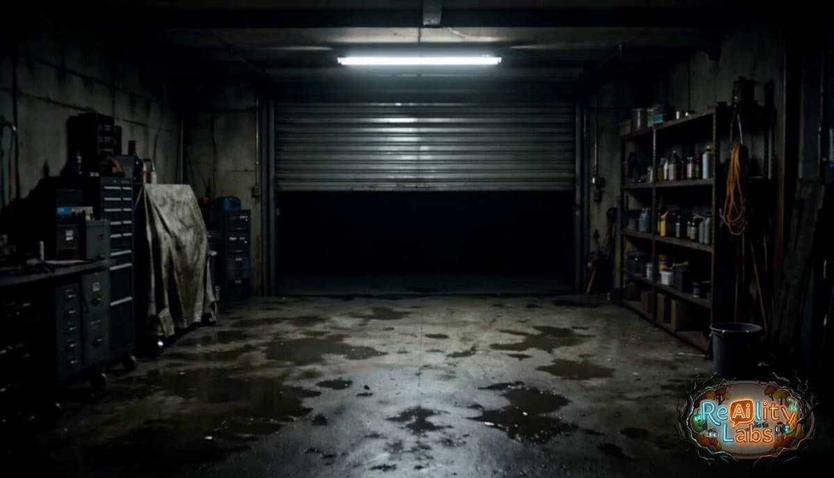 Garage CCTV Horror Creature