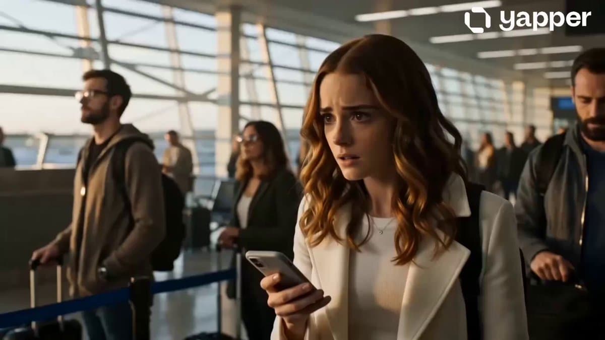 Emotional Airport Lovers Reunion