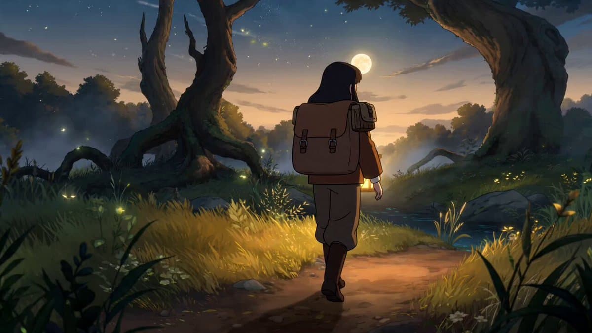 Fantasy Anime Forest Adventure Sequence