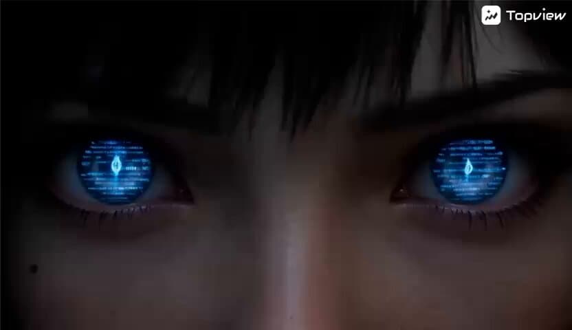 High-speed anime duel in sky ruins