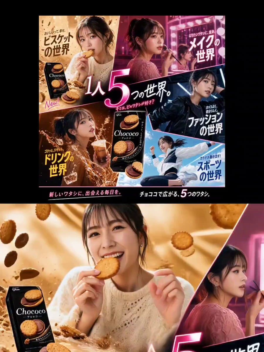 Fast-Paced Japanese Commercial Prompt