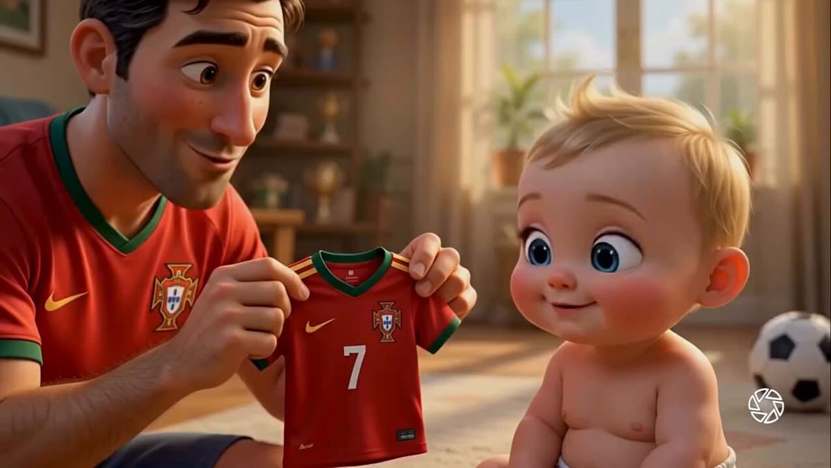 Pixar Style Father Son Football Story