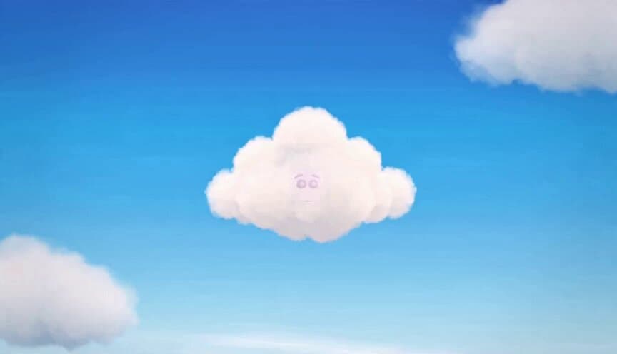 Pastel Cloud Animation Prompt