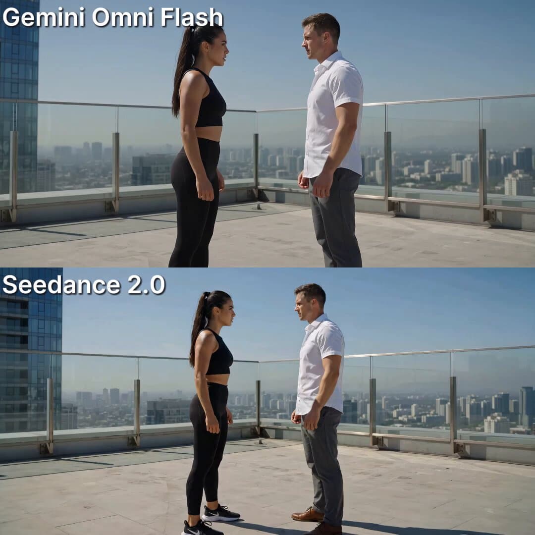 Skyscraper Rooftop Action Fight