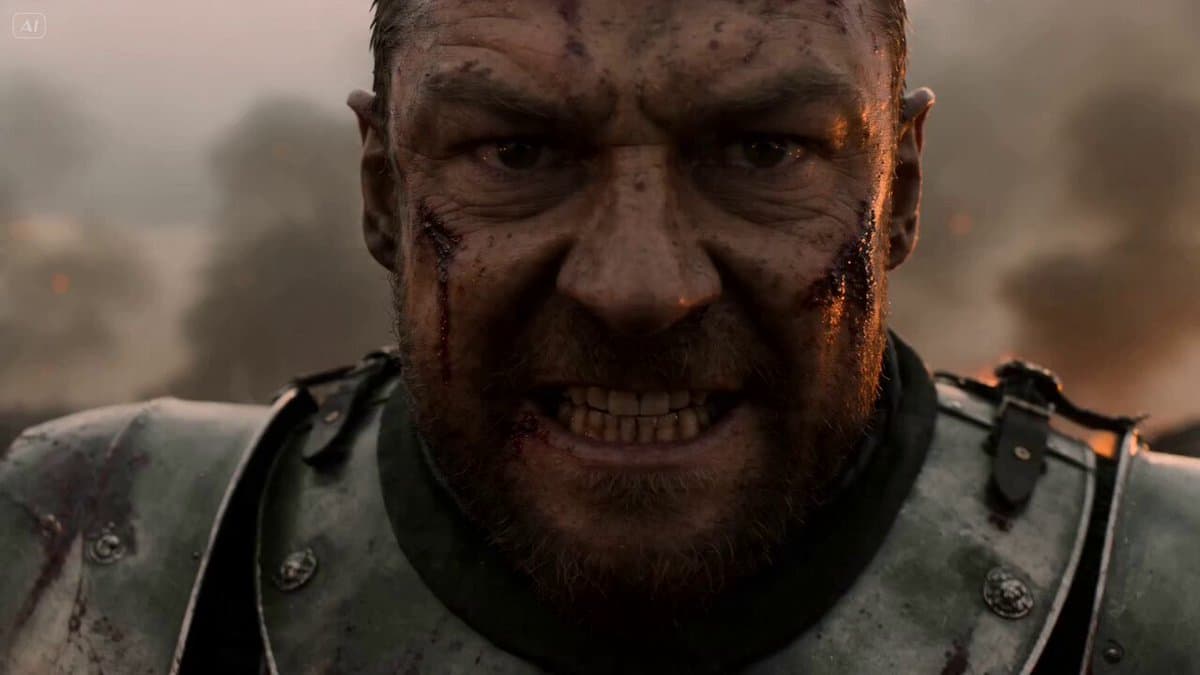 Warrior Battle Tracking Shot