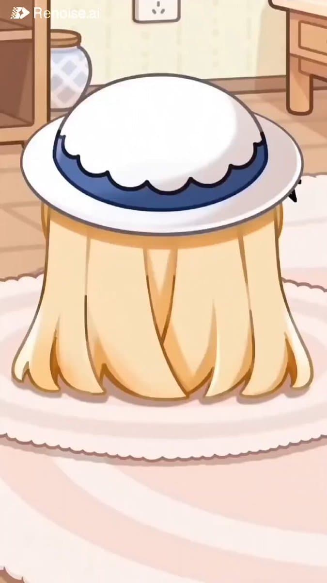Chibi Character Phoebe Pizza Scene