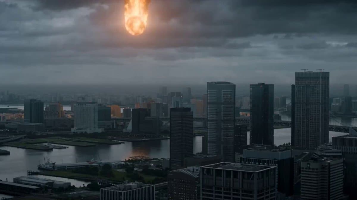 Epic Cinematic Apocalyptic Disaster Scene